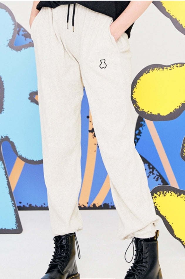 AQO_studiospace(アコスタジオスペース) AQO BEAR PLEATS PANTS OATMEAL