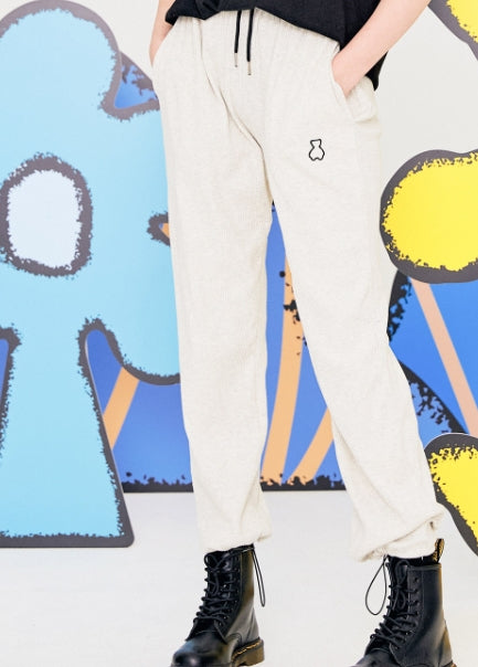 AQO_studiospace(アコスタジオスペース) AQO BEAR PLEATS PANTS OATMEAL