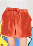 AQO_studiospace(アコスタジオスペース) AQO BEAR CORDUROY SHORTS PANTS ORANGE