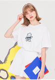 AQO_studiospace(アコスタジオスペース) AQO ULLOOK BEAR T-SHIRTS WHITE