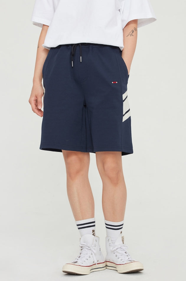 ロマンティッククラウン(ROMANTIC CROWN) BACK LINE SHORTS_NAVY