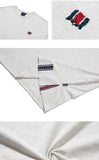 ロマンティッククラウン(ROMANTIC CROWN) CEREMONY FLAG TEE_MELANGE IVORY