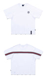 ロマンティッククラウン(ROMANTIC CROWN) FLOWER FACE BACK LINE TEE_WHITE