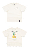 ロマンティッククラウン(ROMANTIC CROWN) COLOR DOT PINEAPPLE TEE_OATMEAL