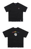 ロマンティッククラウン(ROMANTIC CROWN)   FLOWER FACE LOGO TEE_BLACK