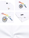 ロマンティッククラウン(ROMANTIC CROWN)   FLOWER FACE LOGO TEE_WHITE