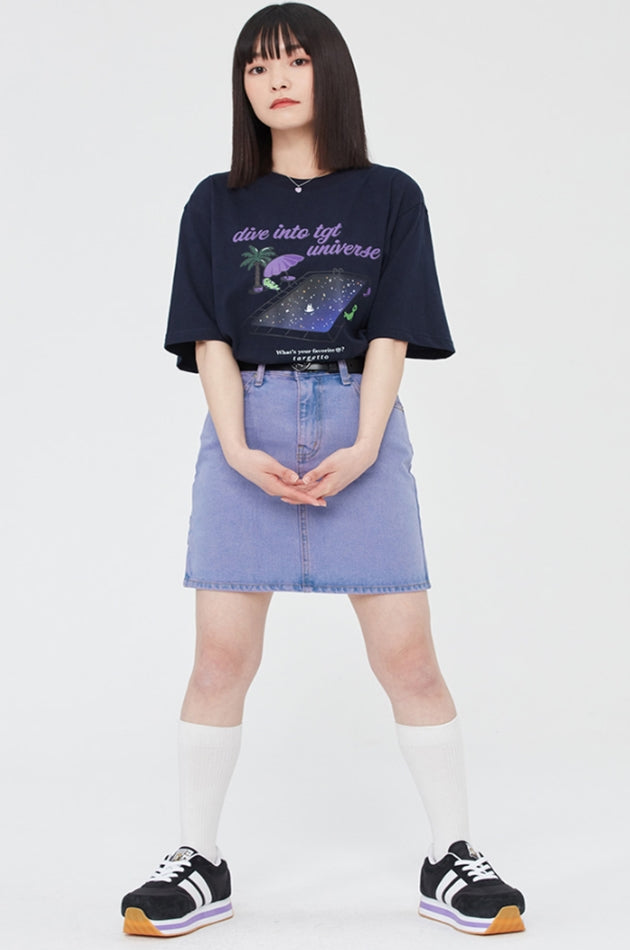 TARGETTO(ターゲット) UNIVERSE POOL TEE SHIRT_NAVY