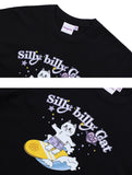 TARGETTO(ターゲット) SURFING CAT TEE SHIRT_BLACK