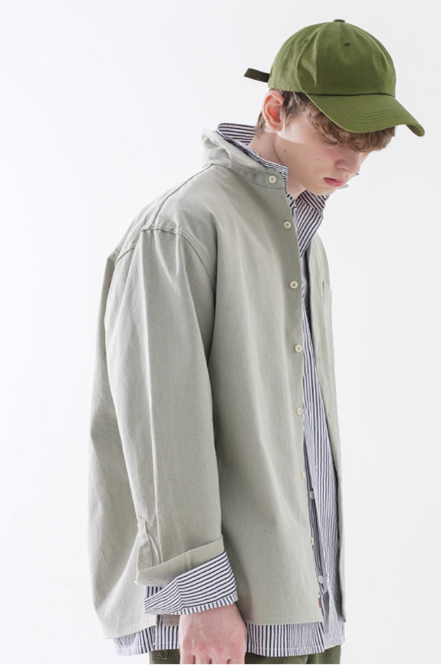 ダブルユーブイプロジェクト(WV PROJECT) Green day Shirt Khaki KMLS7472