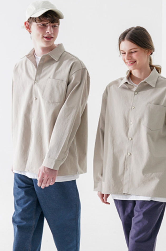 ダブルユーブイプロジェクト(WV PROJECT) Green day Shirt Beige KMLS7472