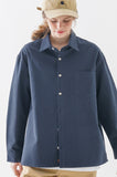 ダブルユーブイプロジェクト(WV PROJECT) Daintry String Shirt Navy KMLS7479