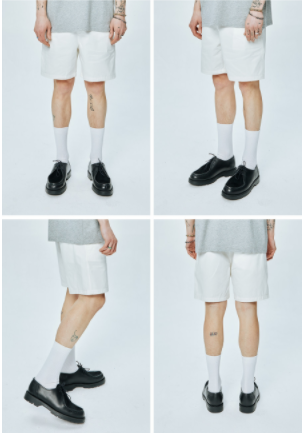 セイントペイン(SAINTPAIN)  SP FIELD SHORT PANTS-IVORY
