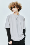 セイントペイン(SAINTPAIN)  SP OUT LINE LOGO T-LIGHT GRAY