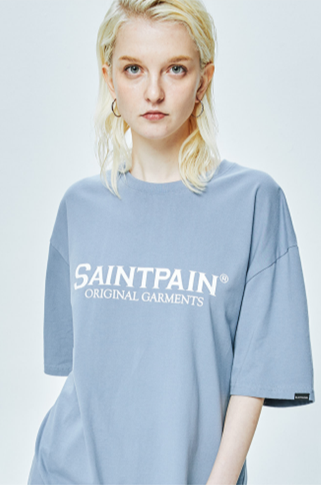 セイントペイン(SAINTPAIN)  SP ORIGINAL LOGO T-PASTEL BLUE