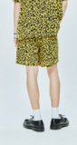 セイントペイン(SAINTPAIN) SP LEOPARD LINEN SHORT PANTS-YELLOW