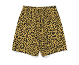 セイントペイン(SAINTPAIN) SP LEOPARD LINEN SHORT PANTS-YELLOW