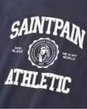 セイントペイン(SAINTPAIN)  SP UNIVERSITY LOGO T-NAVY