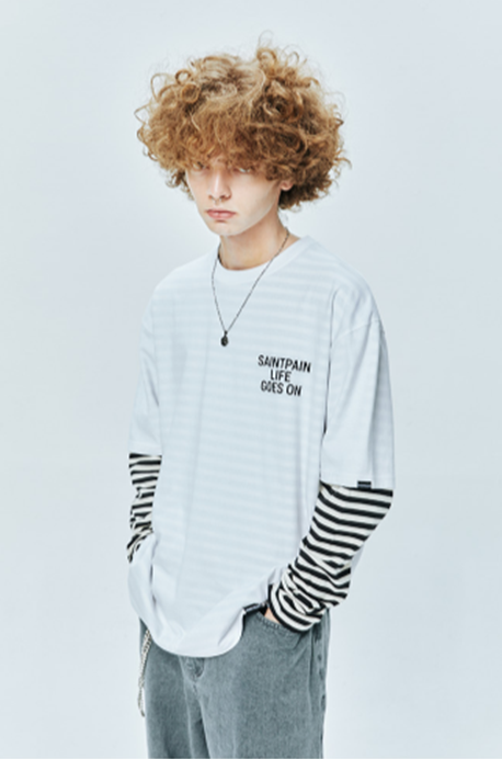 セイントペイン(SAINTPAIN)  SP LIFE GOES ON T-WHITE