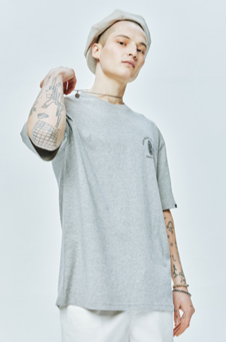 セイントペイン(SAINTPAIN)  SP GOD BLESS ALL T-MELANGE GRAY