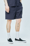 セイントペイン(SAINTPAIN) SP BASIC LINEN SHORT PANTS-NAVY