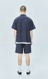 セイントペイン(SAINTPAIN) SP BASIC LINEN SHORT PANTS-NAVY