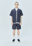 セイントペイン(SAINTPAIN) SP BASIC LINEN SHORT PANTS-BLUE