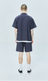 セイントペイン(SAINTPAIN) SP BASIC LINEN SHORT PANTS-BLUE