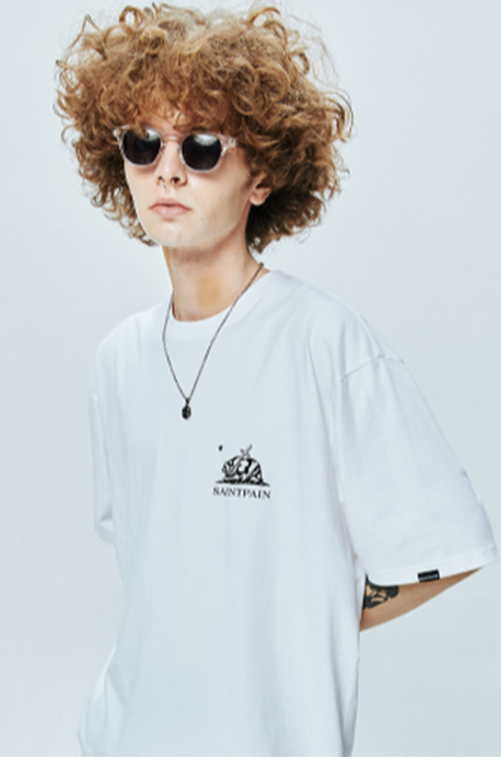 セイントペイン(SAINTPAIN) SP CALIF BEAR LOGO T-WHITE