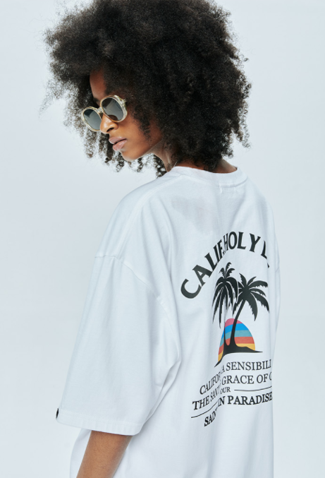 セイントペイン(SAINTPAIN) SP MALIBU BEACH T-WHITE