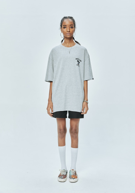 セイントペイン(SAINTPAIN) SP MALIBU BEACH T-MELANGE GRAY