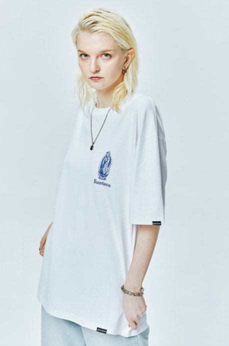 セイントペイン(SAINTPAIN) SP FLAG OF PAISLEY T-WHITE