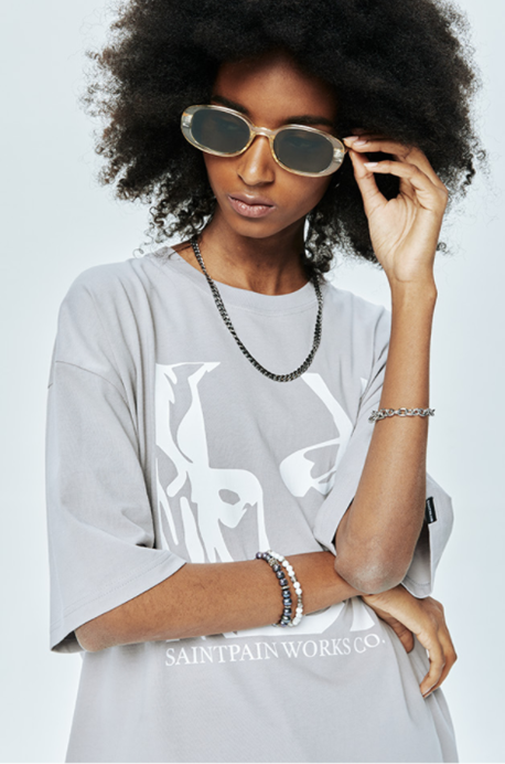 セイントペイン(SAINTPAIN) SP OUR LADY OF LOVE T-LIGHT GRAY