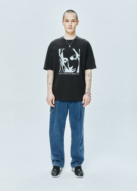 セイントペイン(SAINTPAIN) SP OUR LADY OF LOVE T-BLACK