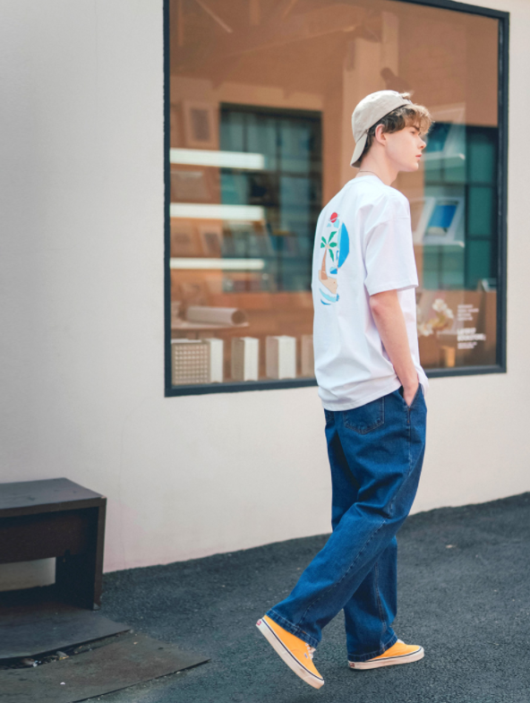 ティーダブリューエヌ(TWN)  Paper Surfer Short-Sleeved White STST3381