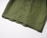 ティーダブリューエヌ(TWN) Summer Cotton Short-sleeved Shirt Khaki SHSS3366