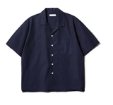 ティーダブリューエヌ(TWN) Summer Cotton Short-sleeved Shirt Navy SHSS3366