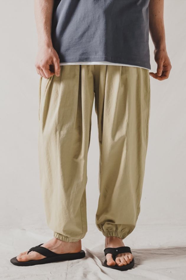 ダブルユーブイプロジェクト(WV PROJECT) Rocky Banding Cool Balloon Pants Beige CJLP7492