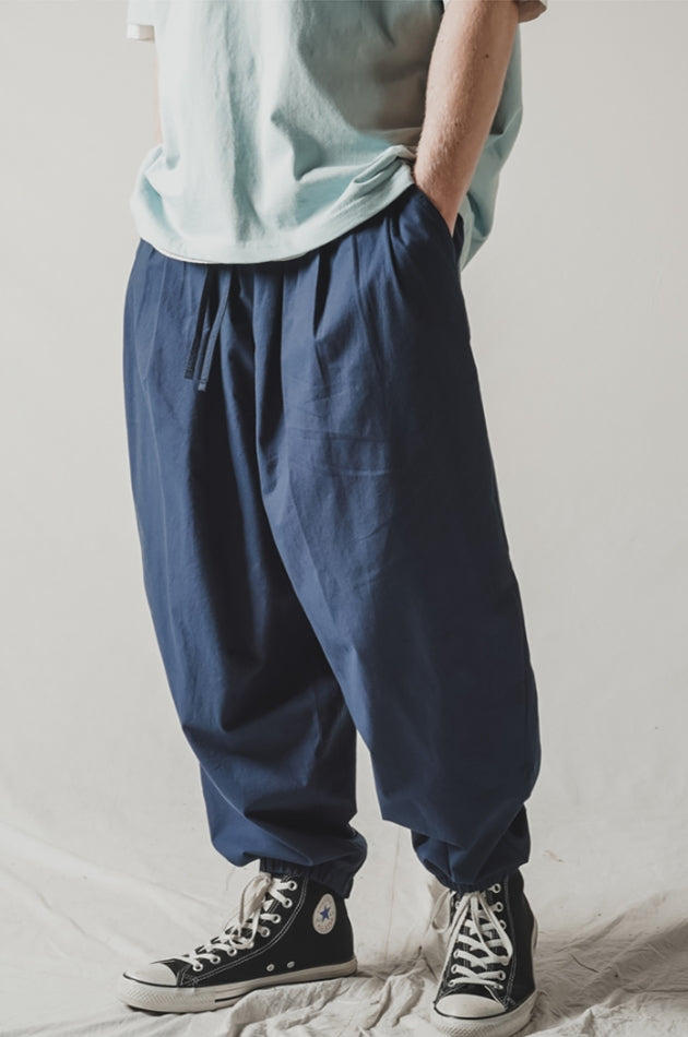 ダブルユーブイプロジェクト(WV PROJECT) Rocky Banding Cool Balloon Pants Navy CJLP7492