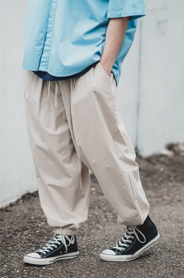 ダブルユーブイプロジェクト(WV PROJECT) Rocky Banding Cool Balloon Pants GreyBeige CJLP7492