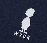 ダブルユーブイプロジェクト(WV PROJECT) Palm tree short-sleeved T-shirt Navy JIST7503