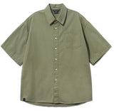 ダブルユーブイプロジェクト(WV PROJECT) City Summer Short-sleeved Shirt Light Khaki KMSS7493