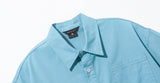 ダブルユーブイプロジェクト(WV PROJECT) City Summer Short-sleeved Shirt Blue KMSS7493