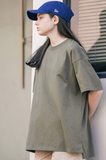 ティーダブリューエヌ(TWN) Tiedy Layered Short-Sleeved Khaki LMST3370