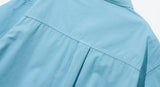 ダブルユーブイプロジェクト(WV PROJECT) City Summer Short-sleeved Shirt Blue KMSS7493