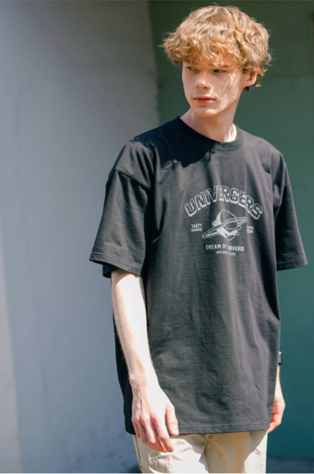 ティーダブリューエヌ(TWN) Universal Short-Sleeved Black LMST3373