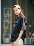 ティーダブリューエヌ(TWN) Universal Short-Sleeved Black LMST3373