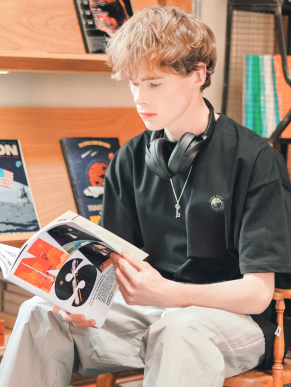 ティーダブリューエヌ(TWN) Noble T-shirt Short-Sleeved Black SHST3375