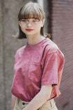 ダブルユーブイプロジェクト(WV PROJECT) Penta Pocket Pigment Short Sleeve T-Shirt OldPink MJST7502