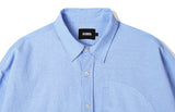 KND(ケイエンド)  UTILITY CURVED POCKET OXFORD SHIRT SKYBLUE