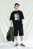 KND(ケイエンド) YUNCHIVES GRAPHIC T-SHIRTS BLACK